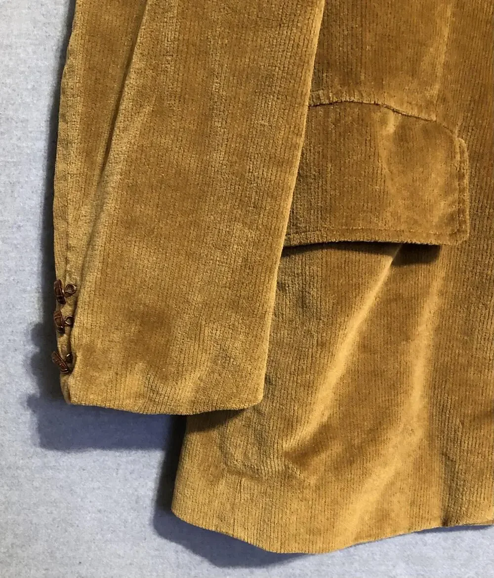 Vintage Jack Daniels Sport Coat Blazer Mens 44 Brown Corduroy Japan Now Jacket